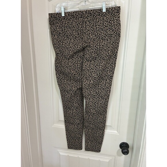 Old Navy Stevie Leopard Cheetah Animal Print Pull On Pants  Womens Size Large - Picture 2 of 2